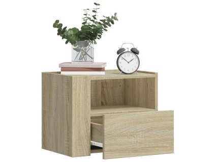 Nástěnné noční stolky 2 ks dub sonoma 45 x 30 x 35 cm 848316