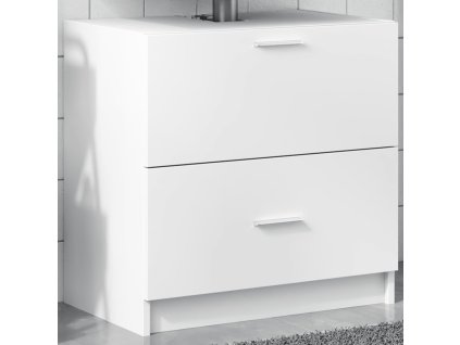 Skříňka pod umyvadlo bílá 59 x 37 x 59 cm kompozitní dřevo 848108