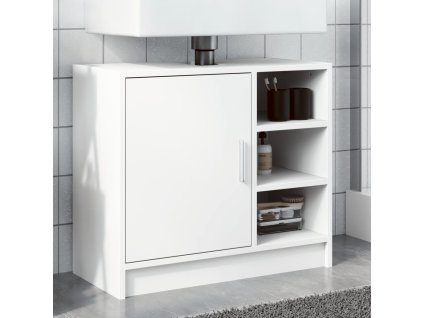 Skříňka pod umyvadlo bílá 63 x 39 x 55 cm kompozitní dřevo 848129