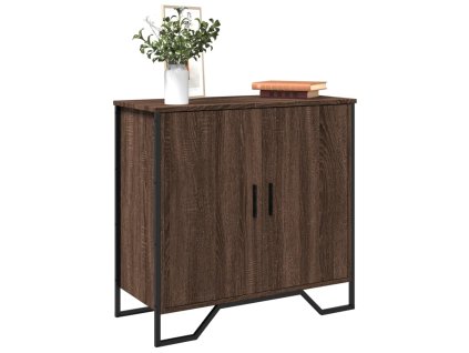 Příborník hnědý dub 78 x 35,5 x 74,5 cm kompozitní dřevo 848543