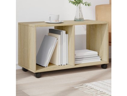 Skříňka na kolečkách dub sonoma 72x33x42,5 cm kompozitní dřevo 853139