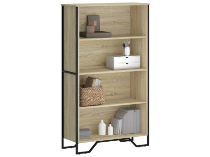 Knihovna dub sonoma 80 x 31 x 137,5 cm kompozitní dřevo 848630