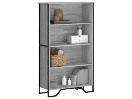 Knihovna šedá sonoma 80 x 31 x 137,5 cm kompozitní dřevo 848632