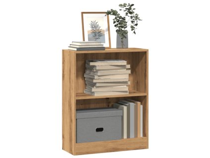 Knihovna dub artisan 60 x 24 x 76 cm kompozitní dřevo 855905