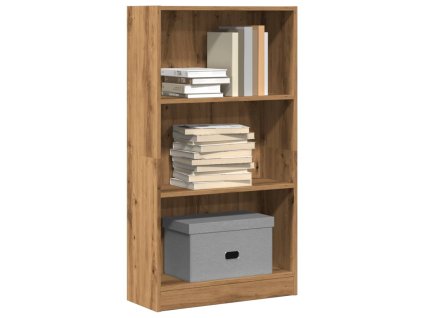 Knihovna dub artisan 60 x 24 x 109 cm kompozitní dřevo 857811