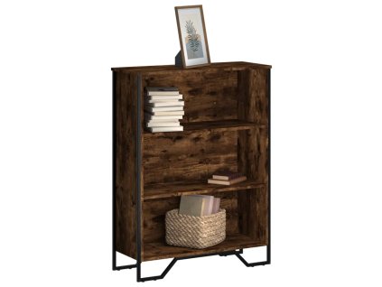 Knihovna kouřový dub 80 x 31 x 106 cm kompozitní dřevo 848626