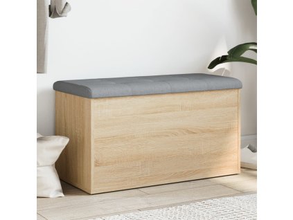 Úložná lavice dub sonoma 82 x 42 x 45 cm kompozitní dřevo 835049