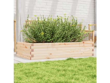 Zahradní truhlík 110 x 60 x 23 cm masivní borové dřevo 847238