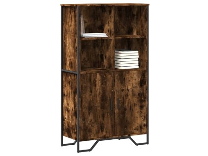 Highboard kouřový dub 79,5 x 35,5 x 137,5 cm kompozitní dřevo 3295309