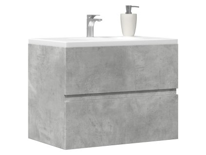 Koupelnová skříňka betonově šedá 60x38,5x45 cm kompozitní dřevo 856242