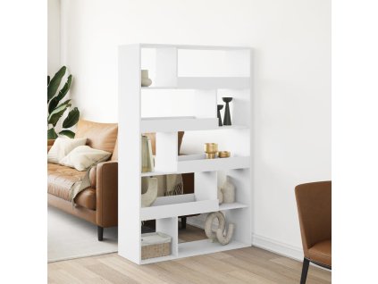 Dělicí stěna bílá 100 x 33 x 156,5 cm kompozitní dřevo 3309492