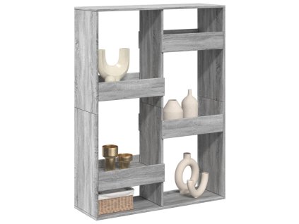 Dělicí stěna šedá sonoma 100 x 33 x 135 cm kompozitní dřevo 3309560