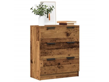 Příborník old wood 60 x 30 x 70 cm kompozitní dřevo 856834