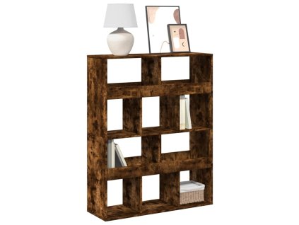 Knihovna kouřový dub 100 x 33 x 125,5 cm kompozitní dřevo 3309361