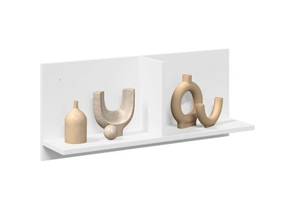 Nástěnná skříňka 70 x 16,5 x 30 cm bílá kompozitní dřevo 854850