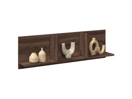 Nástěnná skříňka 100 x 16,5 x 30 cm hnědý dub kompozitní dřevo 854865