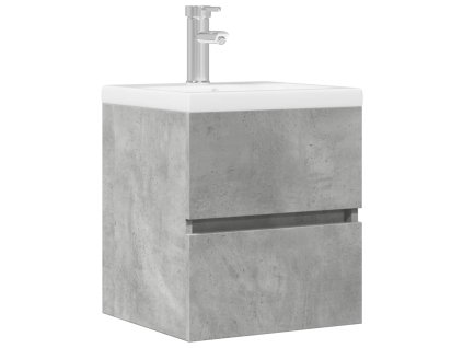 Skříňka pod umyvadlo betonově šedá 41 x 38,5 x 45 cm kompozit 856237