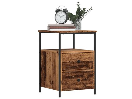 Noční stolky 2 ks old wood 34 x 35,5 x 50 cm kompozitní dřevo 857259