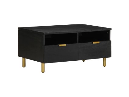 Konferenční stolek černý 80 x 54 x 40 cm kompozitní dřevo 4017661