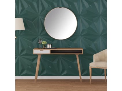 Nástěnné panely 48 ks zelené 50 x 50 cm xPS 12 m² hvězda 4100076