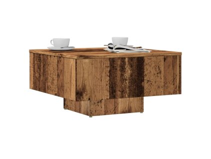 Konferenční stolek old wood 60 x 60 x 31,5 cm kompozitní dřevo 856550