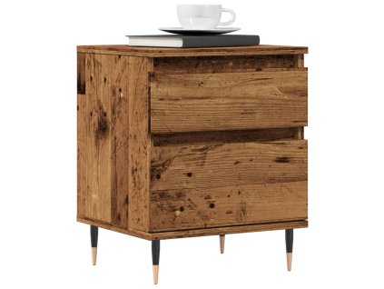 Noční stolky 2 ks old wood 40 x 35 x 50 cm kompozitní dřevo 857397