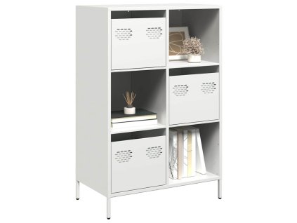 Skříň bílá 68 x 39 x 103,5 cm ocel 851411