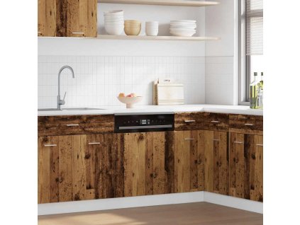 Panel k myčce "Lyon" staré dřevo 45 x 3 x 67 cm, konstrukční dřevo 856131
