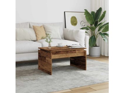 Konferenční stolek old wood 68 x 50 x 38 cm kompozitní dřevo 856628