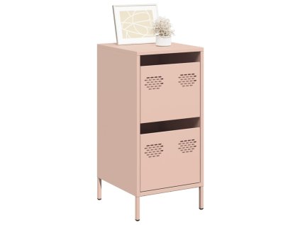 Příborník růžový 35 x 39 x 73,5 cm ocel válcovaná za studena 851395