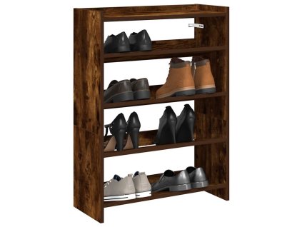 Botník kouřový dub 60x25x81 cm kompozitní dřevo 859882