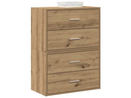vida Skříňky s 2 zásuvkami 2 ks dub artisan 60x31x40 cm kompozit 858838