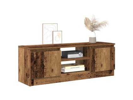 TV stolek starého dřeva 102x30x36 cm kompozitní dřevo 855854