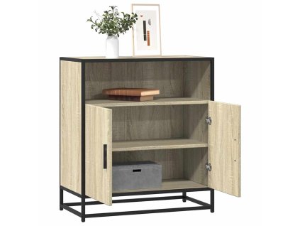 Příborník dub sonoma 68x35x76 cm kompozitní dřevo 849000