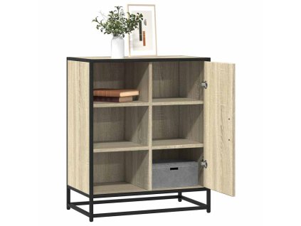 Příborník dub sonoma 62x35x76 cm kompozitní dřevo 848995