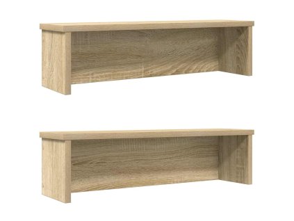 kuchyňské regály stohovatelné 2 pcs dub sonoma 60x15x16 cm 860504