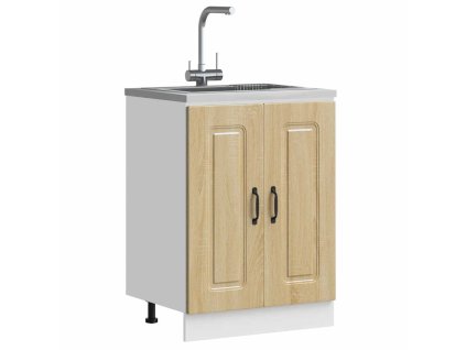 Skříňka pod umyvadlo "Kalmar" dub sonoma 60x46x81,5 cm kompozit 853440