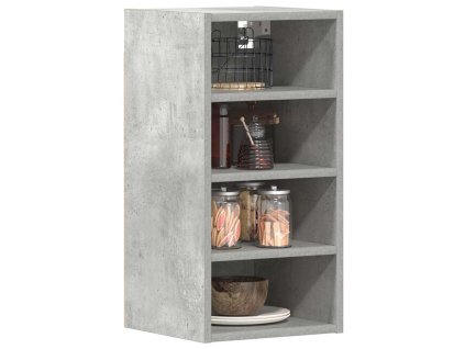 Horní skříňka betonově šedá 30x29,5x60 cm dřevotříska 854169