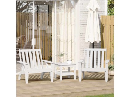 Zahradní židle Adirondack bílá 2 ks 75x77x77 cm borovice 859333