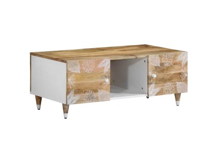 Konferenční stolek 100 x 54 x 40 cm masivní mangovníkové dřevo 4018676