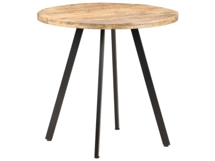 Jídelní stůl 80 cm hrubé mangovníkové dřevo 320483
