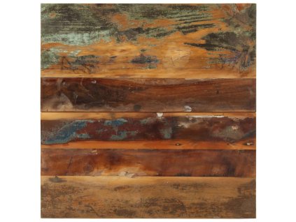 Hranatá stolní deska 60×60cm 15–16 mm masivní recyklované dřevo 286041