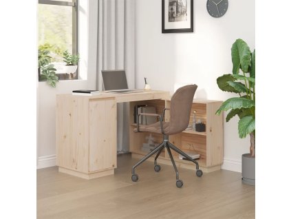Psací stůl 110x50x75 cm masivní borové dřevo 814504