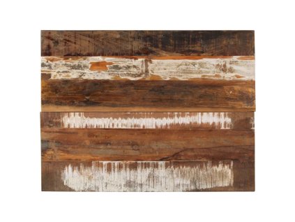 Obdélníková stolní deska 60 × 80 cm 15–16 mm recyklované dřevo 286043