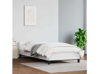 Rám postele s čelem bez matrace bílý 80x200 cm 347466
