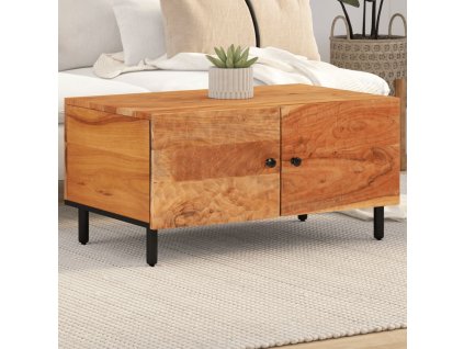 Konferenční stolek 80 x 50 x 40 cm masivní akáciové dřevo 356860