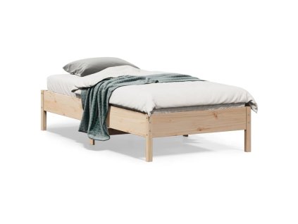 Postel bez matrace 75 x 190 cm masivní borovice 842730