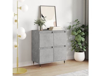 Příborník betonově šedý 60 x 35 x 70 cm kompozitní dřevo 831208