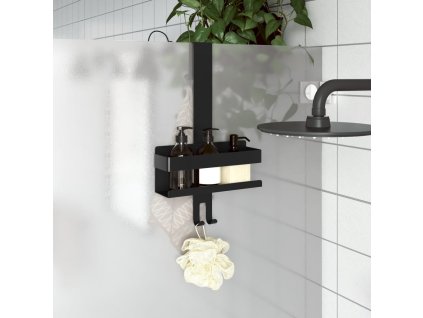 Závěsný sprchový držák matně černý kartáčovaná nerezová ocel304 4004902