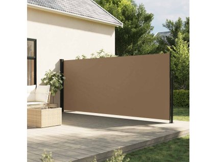 Zatahovací boční markýza taupe 170 x 300 cm 4004334